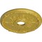 Ekena Millwork Antioch Ceiling Medallion (Fits Canopies up to 3 1/2"), 18"OD x 3 1/2"ID x 1 3/8"P, Rich Gold CM18SERGS - alternate 3